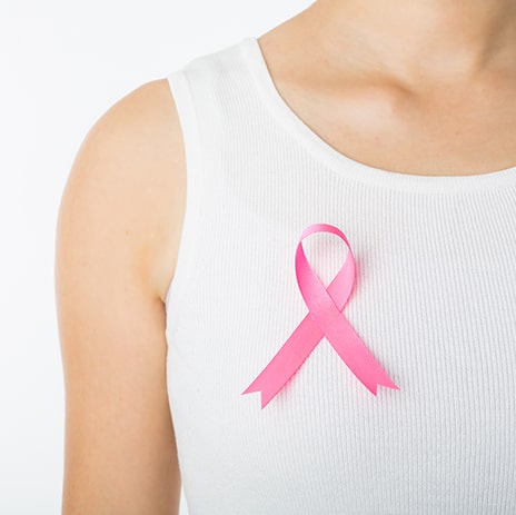 Breast Reconstruction in Jackson model with pink ribbon